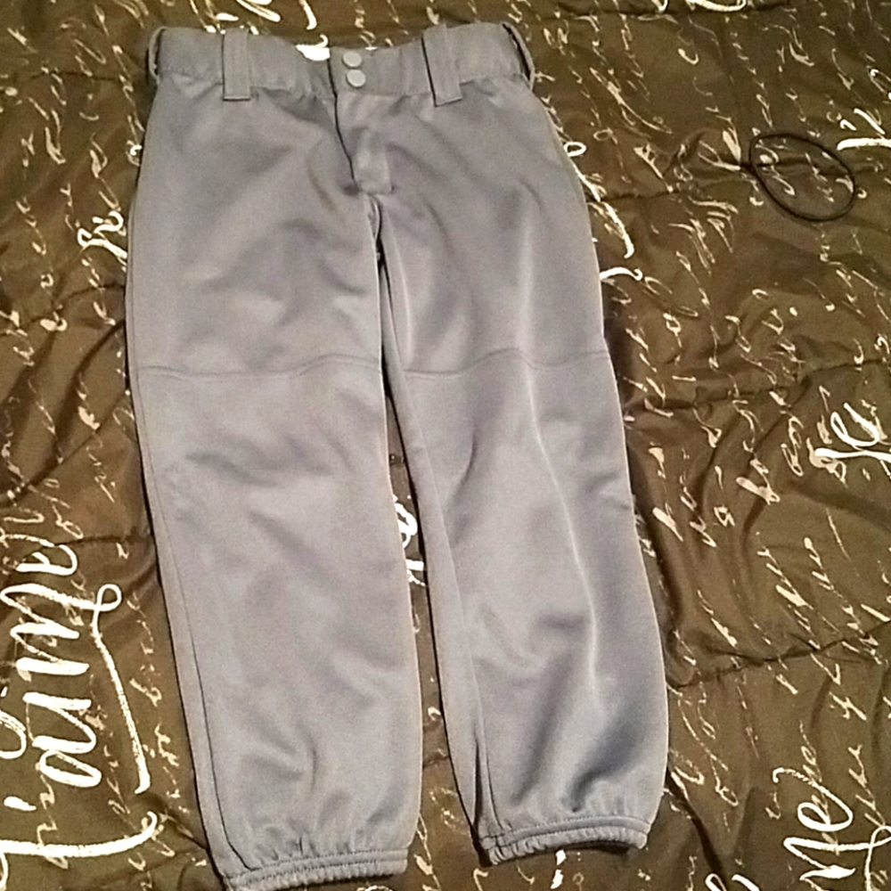 Gray baseball/softball pants